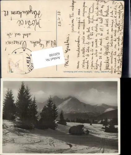 620100,Vysoke Tatry Lyziarsky teren pod Matliarami Hohe Tatra Winteransicht