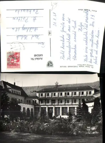 649248,Foto Ak Turcianske Teplice Liecebny dom Fatra Slovakia
