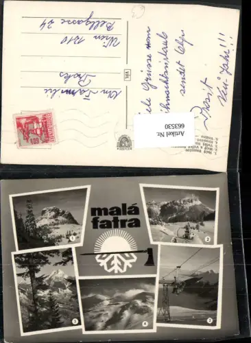 663530,Mehrbild Ak Zilina Maly Rozsutec Mala fatra Slovakia