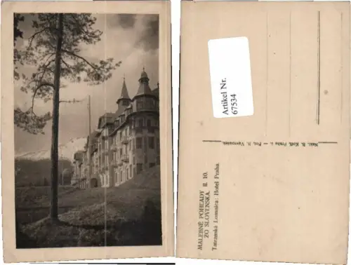 67534,Tatranska Lomnica Hotel Praha