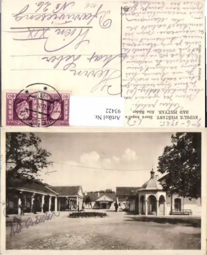 93422,Bad Pistyan Piestany alte Bäder