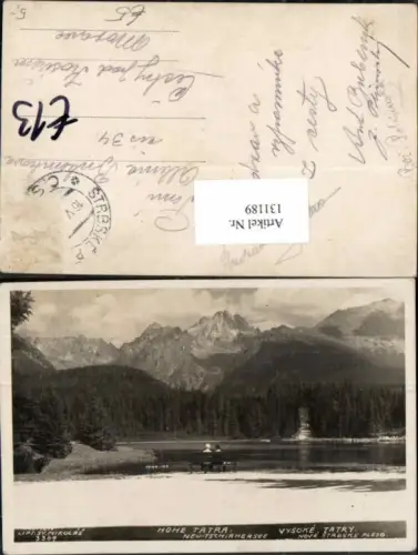 131189,Vysoke tatry Hohe tatra Neu Tschirmersee Fotokarte