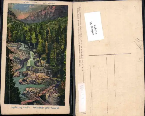 134413,Vysoke Tatry Hohe Tatra Kohlbachtaler Wasserfall