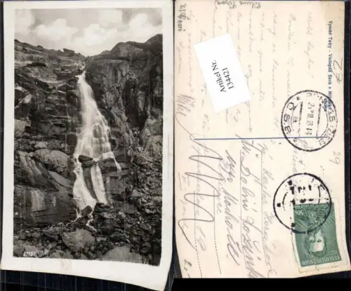 134421,Vysoke Tatry Hohe Tatra Vodopad skok mlynicke