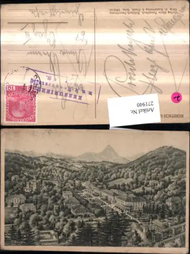 271940,Slowenien Künstler AK F. W. Frankel Rogaska Slatina Rohitsch-Sauerbrunn Totale