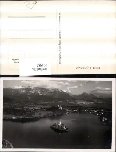 271985,Slowenien Bled Veldes Feldes Totale Insel Bergkulisse