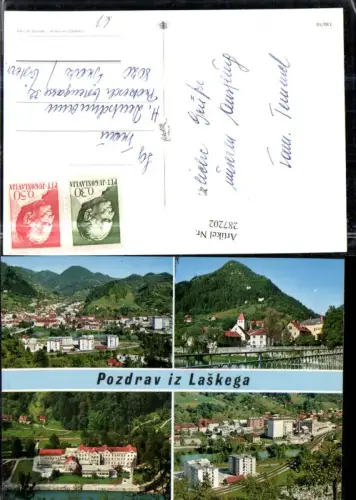 287202,Pozdrav iz Laskega Totale Teilansichten Mehrbildkarte