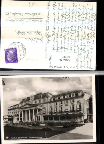 304717,Rohitsch-Sauerbrunn Rogaska Slatina Kurhaus Gebäude