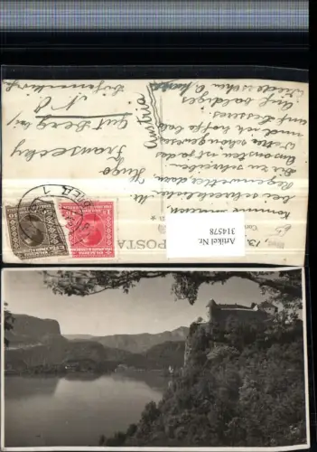 314578,Bled Veldes Feldes Schloss Burg Bergkulisse
