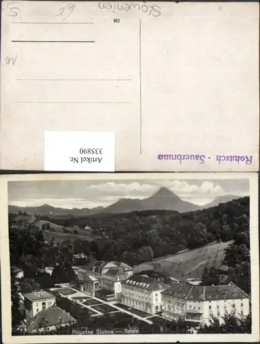 335890,Rogaska Slatina Rohitsch-Sauerbrunn Totale Kurhaus