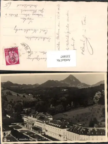 335897,Rogaska Slatina Rohitsch-Sauerbrunn Kurhaus Bergkulisse