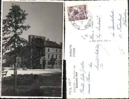 379249,Slovenia Celje Slandrov trg Spomenik NOV Monument