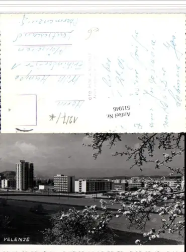 511046,Slovenia Velenje Teilansicht Baumblüte