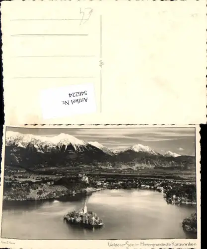 546224,Slovenia Foto-AK Veldes Bled Karawanken pub Kunz