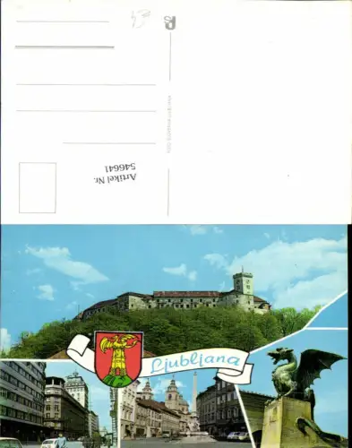 546641,Slovenia Laibach Ljubljana Burg Wappen