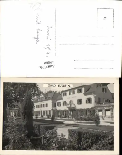 546981,tolle Foto-AK Bad Radein Radenci Villa Louise Pomurska Murgebiet Stajerska