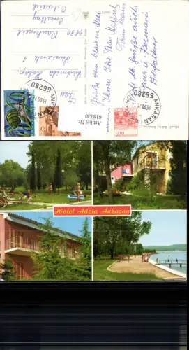 618330,Mehrbild Ak Ankaran Hotel Adria Strandleben Slovenia