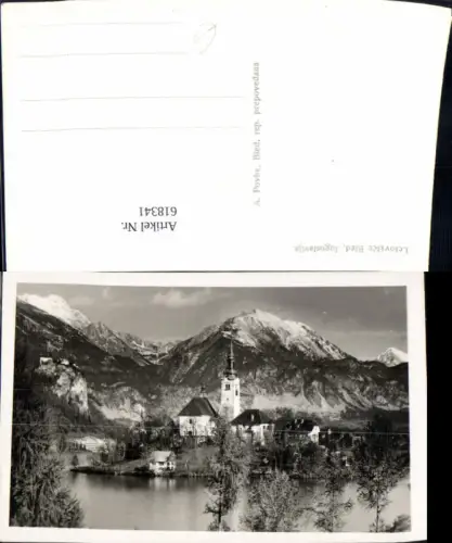 618341,Foto Ak Letovisce Bled Kirche Insel Slovenia