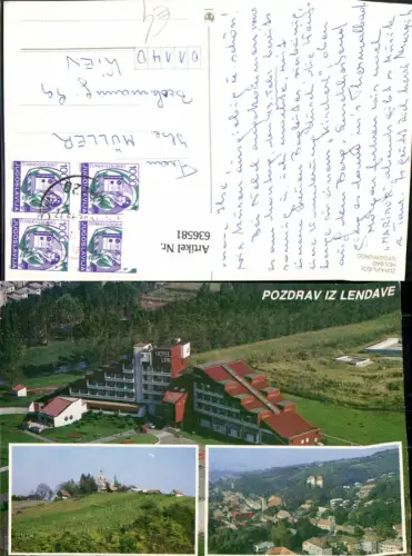 636581,Mehrbild Ak Lendave Hotel Lipa Slovenia
