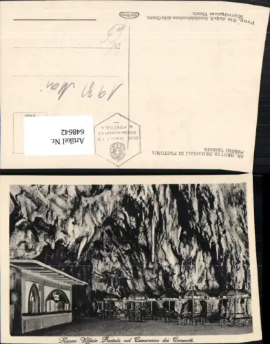 648642,Grotte di Postumia presso Trieste Triest Höhlen von Postojna Cavernon dei Concerti Höhle Slovenia