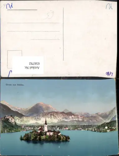 656792,Gruss aus Veldes Bled Slovenia