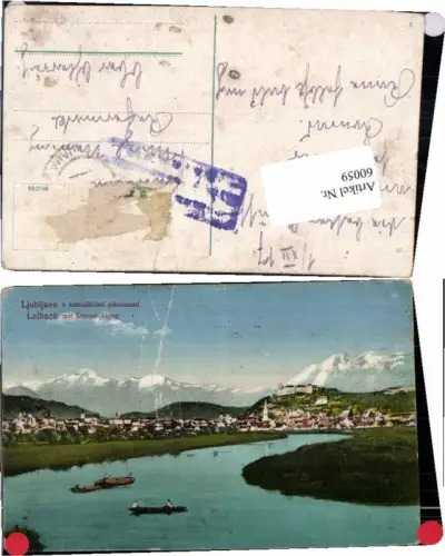 60059,Laibach Ljubljana Boote a. Drau