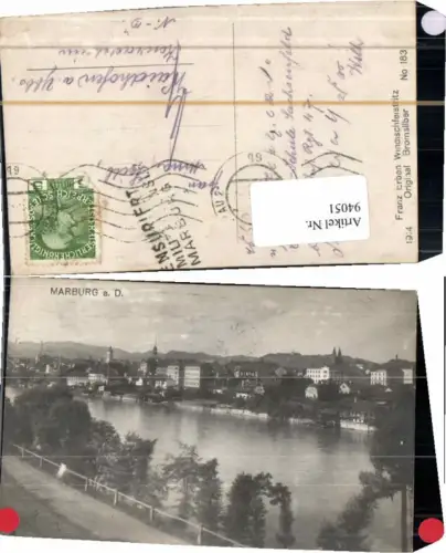 94051,FotoAK Marburg a.d. Drau Wegpartie 1914 RAR