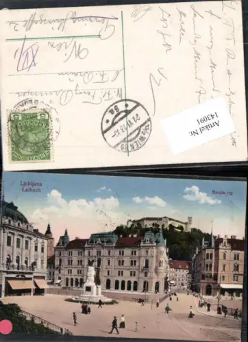 143091,Laibach Ljubljana Platz 1912
