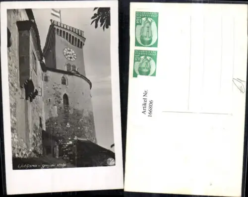 166806,Ljubljana grajski stolp Turm