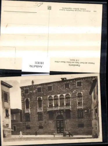 181831,Capodistria Palazzo die Conti Tacco ora Civico Museo dArte e di Storia Slowenien