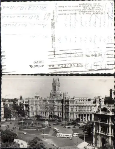 108399,Madrid Plaza de la Cibeles y Palacio del Comunicaciones