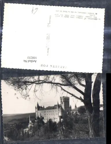108255,Segovia El Alcazar visto desde el pinar Schloss