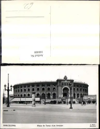 108400,Foto Ak Barcelona Plaza de Toros Las Arenas