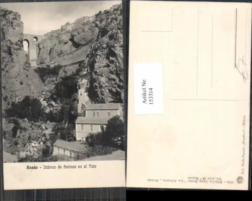 153314,Ronda Jabrica de Harinas en el tajo