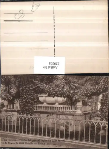 229508,La Coruna Tumba del general ingles Sir John Moore