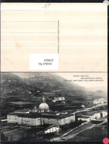 229603,Kloster San Ignacio de Loyola b. Zarautz und Deba Totale