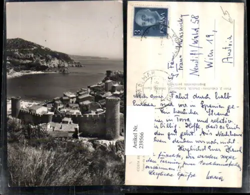 239566,Costa Brava Tossa de Mar Las Murallas Teilansicht