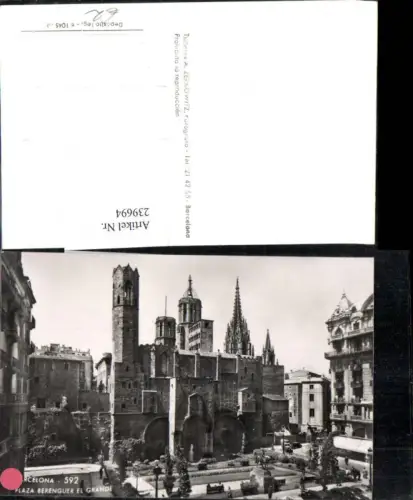 239694,Barcelona Plaza Berenguer el Grande