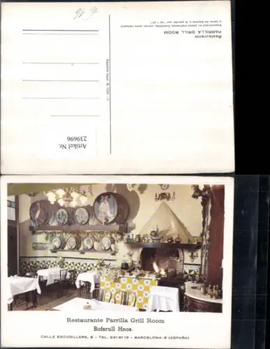 239696,Barcelona Restaurante Parrilla Grill Room Innenansicht
