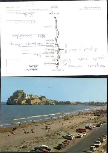 286697,Peniscola Castellon Teilansicht Strand
