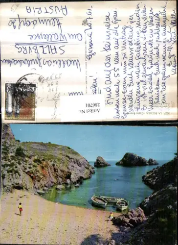 286701,Le Escala Costa Brava Cala Farriola Bucht Küste Boote