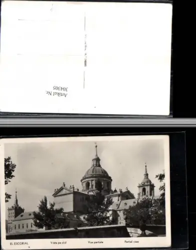 304305,El Escorial Vista parcial Kirche