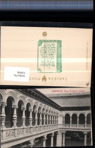 310446,Saragossa Zaragoza Museo Provincial Galeria Museum Arkaden