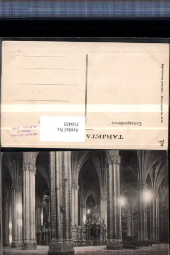 310455,Saragossa Zaragoza Interior de La Seo Capilla de Santo Cristo Kirche Innenansicht