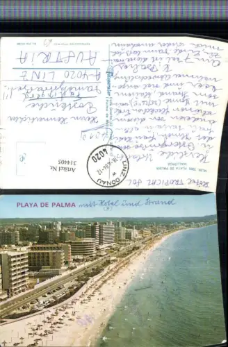 314405,Playa de Palma Mallorca Teilansicht Strand