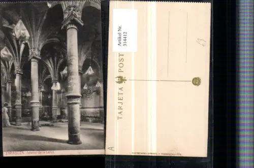 314412,Zaragoza Saragossa Interior de la Lonja Kirche Innenansicht