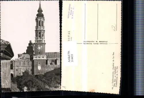 314431,Zaragoza Saragossa Catedral de La Seo Kirche