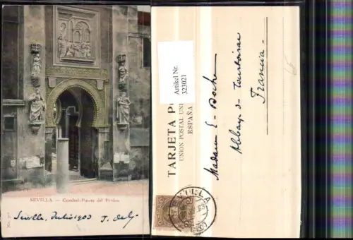 323021,Sevilla Catedral Puerta del Perdon Kirchenportal