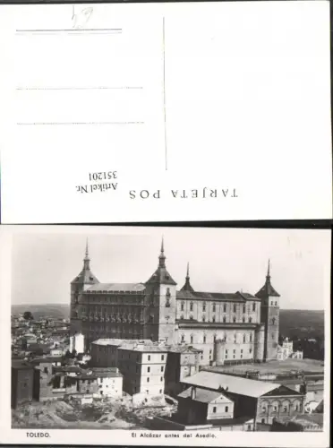 351201,Toledo El Alcazar antes del Asedio Gebäude