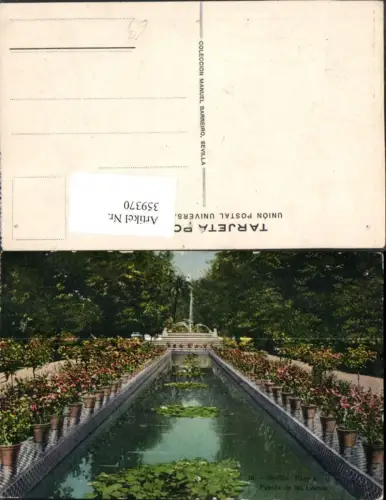 359370,Sevilla Parque Fuente de los Leones Wasserbecken